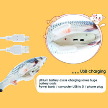 Load image into Gallery viewer, Cats Pet Playing Toy -3D Electric Fish Toys
